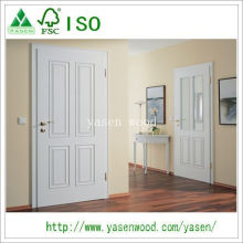 Finished White Modern Design Interior Wooden Door